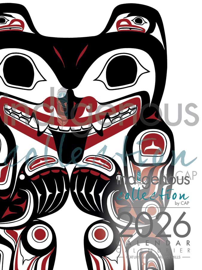 2026 Wall Calendar by Clarence Mills - North of Fifty Indigenous Boutique