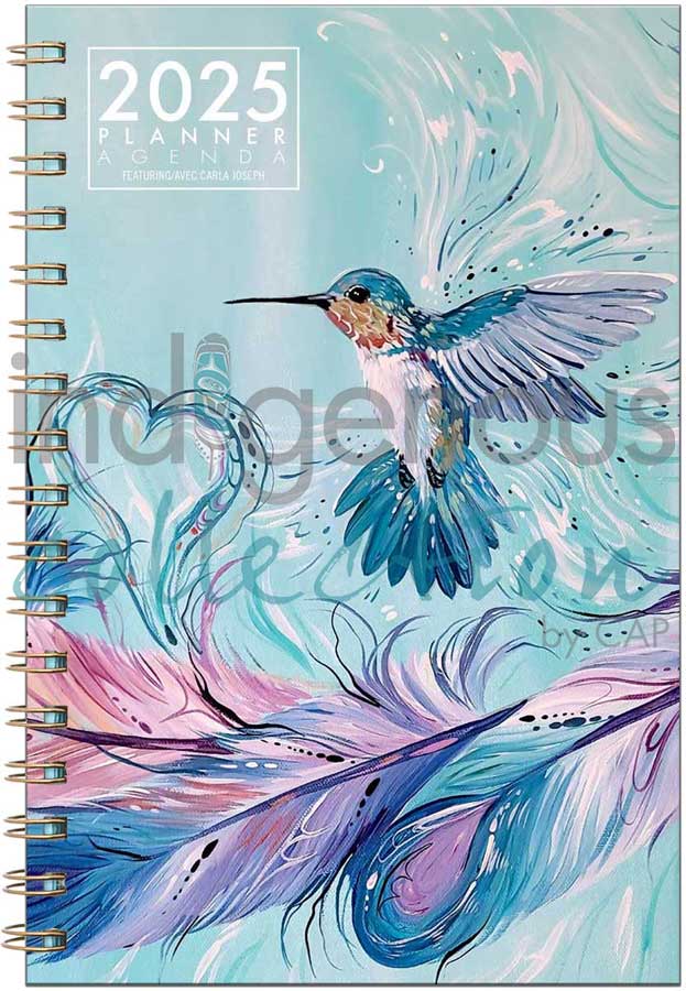 carla joseph metis indigenous art planner hummingbird feather