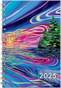 "Reflect & Grow" 2025 Weekly Planner artwork by Shawna Boulette Grapentine