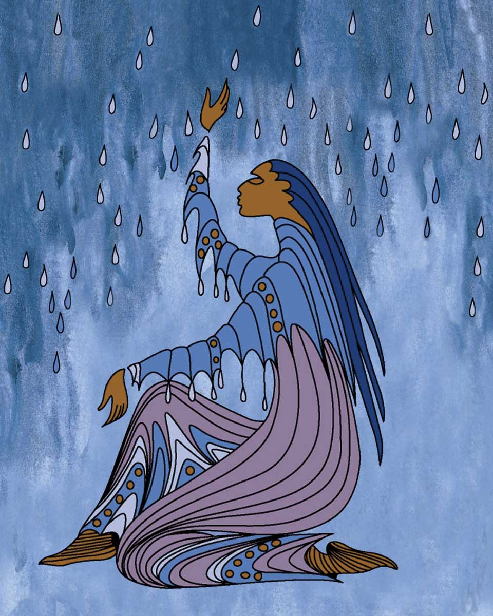 IMPRESSION D'ART EN ÉDITION LIMITÉE - Rainmaker par Maxine Noel 