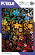 Laden Sie das Bild in den Galerie-Viewer, Flowers and Butterflies 1000 piece Jigsaw Puzzle. Artwork by Betty Albert
