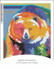 Laden Sie das Bild in den Galerie-Viewer, &quot;Big Bear&quot; Diamond Art by John Balloue
