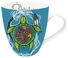Laden Sie das Bild in den Galerie-Viewer, Prayers For Turtle Island indigenous art mug by Jackie Traverse Canada
