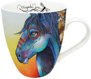 Tasse "Connected" de 18 oz avec des illustrations de Micqaela Jones