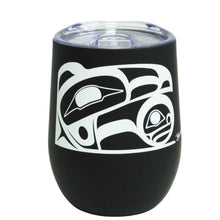 Load image into Gallery viewer, Stainless Steel Tumbler, Raven design by Roy Henry Vickers
