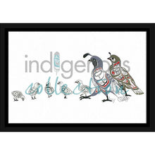 Load image into Gallery viewer, Richard Shorty Quail Family Wall Art | Native Art Canada
