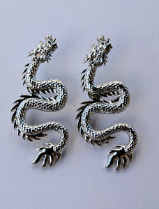 Long serpent earrings - North of Fifty Indigenous Boutique