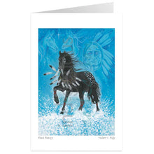 Laden Sie das Bild in den Galerie-Viewer, Black Beauty Wall Art by Indigenous artist, Hubert V Billy
