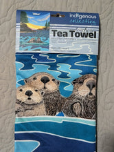 Load image into Gallery viewer, "Melts My Heart"  Tea Towel by Coast Salish artist, Shelley Davies
