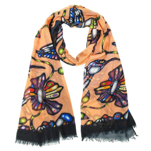 "Hummingbird" Eco Scarf by John Rombough