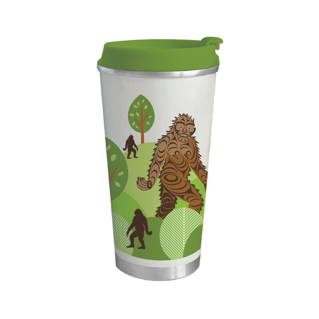 18 oz Travel Mug - Sasquatch by Francis Horne Sr