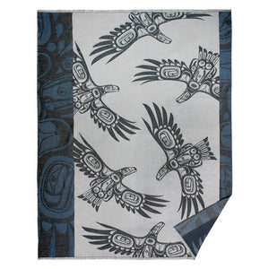 Soaring Eagle Woven Blanket