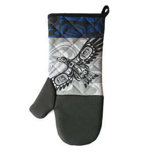 "Soaring Eagle" Neoprene Oven Mitt by Haida artist Corey Bulpitt - arriving late January 2025