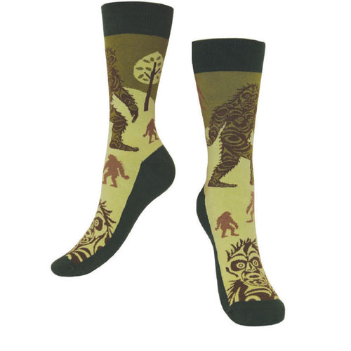 indigenous, native, art, sasquatch, socks