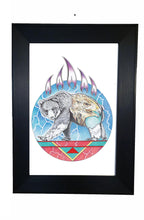 Charger l&#39;image dans la galerie, Wall Art - Spirit Bear by Native Artist Hubert V Billy
