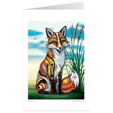 Charger l'image dans la galerie, Spirit Fox indigenous wall art by Stephanie White Canada
