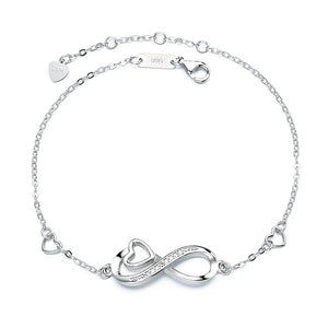 Sterling Silver Infinity Bracelet