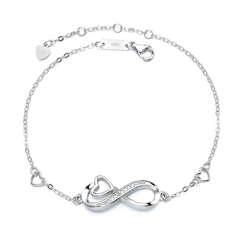 Sterling Silver Infinity Bracelet
