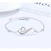 Load image into Gallery viewer, Sterling Silver Infinity Bracelet
