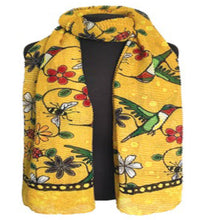 Load image into Gallery viewer, &quot;Hummingbird (Nenookaasi)&quot; Scarf design by Native Artist, Storm Angeconeb
