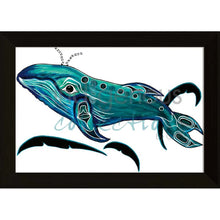 Laden Sie das Bild in den Galerie-Viewer, Diane Levesque Whale Wall Art | Native Art Canada 
