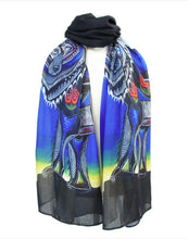 Charger l&#39;image dans la galerie, Wolf scarf by Jessica Somers
