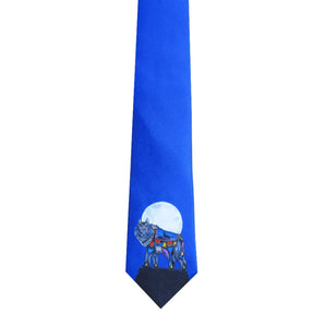 "Wolf" Silk Tie by Indigenous Artist Jessica Somers - North of Fifty Indigenous Boutique