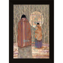 Laden Sie das Bild in den Galerie-Viewer, Woodlands moon framed Indigenous art
