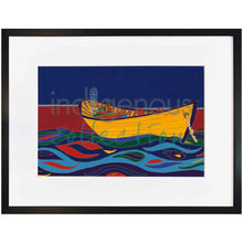 Laden Sie das Bild in den Galerie-Viewer, Dawn Oman Yellow Dory Wall Art | Native Art Canada
