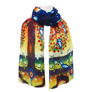 "Tree of Life" Scarf, design by  James Jacko