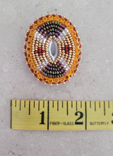 Load image into Gallery viewer, Beaded Medallion Earrings
