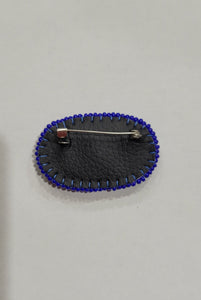 Beaded Metis Flag Pin