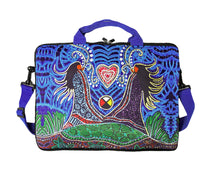 Load image into Gallery viewer, Laptop Bag with Breath of Life design by Leah Dorion
