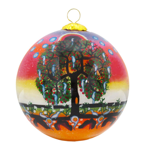 Native Artist Jack Jacko, Tree of Life, Indigenous Art, Christmas Decoration