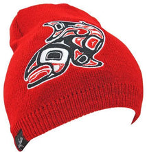 Load image into Gallery viewer, Design by Gitksan Native Artist Jamie Sterritt hat First Nations indigenous art
