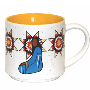 16 oz "Her Ribbon Dress" Mug by Sharifah Marsden