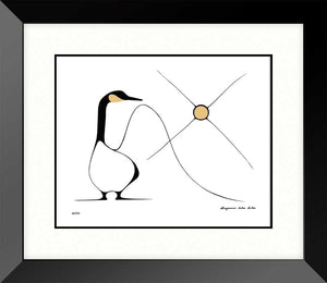 Good Morning, benjamin chee chee, indigenous art, native artist, North of Fifty 50