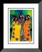 Load image into Gallery viewer, Motherhood by Cree artist, indigenous art, Native American art, dot art North of Fifty 50
