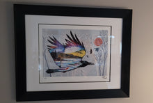 Laden Sie das Bild in den Galerie-Viewer, Raven&#39;s Flight by Métis artist, Carla Joseph, indigenous art, North of Fifty 50
