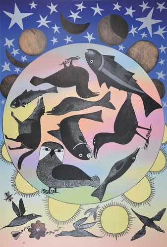 Siilavut Nunavut by Native artist Kenojuak Ashevak, North of Fifty 50