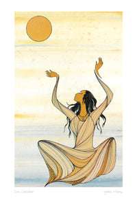 Sun Catcher Native artist, Indigenous Art, Sioux, Maxine Noel