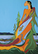 Charger l&#39;image dans la galerie, Earth Mother by Native artist, Indigenous Art, Sioux, Maxine Noel, North of Fifty
