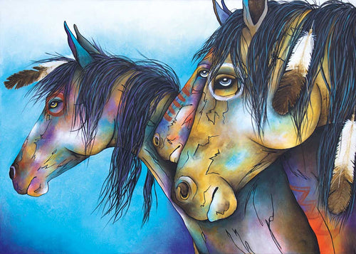 Wild Hearts by Native artist Karen Erickson, North of Fifty 50