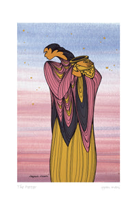 The Potter by Native artist, Indigenous Art, Sioux, Maxine Noel, North of Fifty 50
