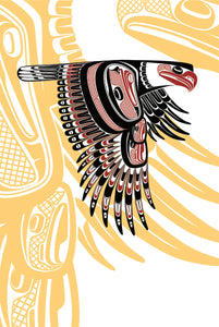 LIMITED EDITION ART PRINT -  Eagle by Todd Baker - North of 50 Métis Designs