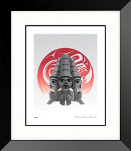 Load image into Gallery viewer, LIMITED EDITION ART PRINT -  Three Watchmen Blood Moon by Mark Preston
