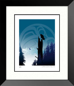 LIMITED EDITION ART PRINT -  Raven's Lookout by Mark Preston