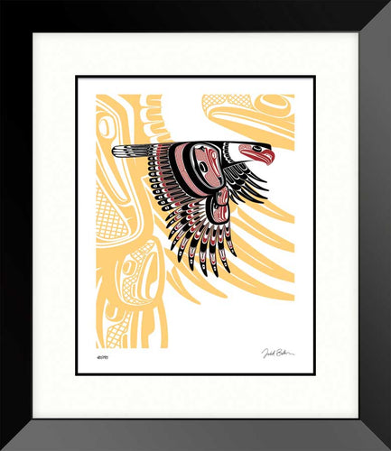 LIMITED EDITION ART PRINT -  Eagle by Todd Baker - North of 50 Métis Designs