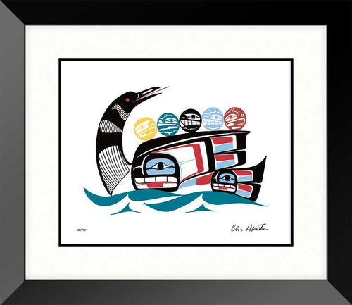 LIMITED EDITION ART PRINT -  Family II by Ben Houstie - North of 50 Métis Designs