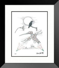 Laden Sie das Bild in den Galerie-Viewer, LIMITED EDITION ART PRINT -  Hummingbird by Charles Silverfox
